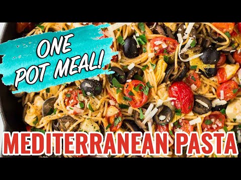 Healthy Mediterranean Pasta Recipe - Fast and DELICIOUS