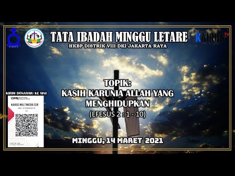 TATA IBADAH MINGGU LETARE 14 MARET 2021