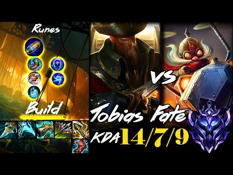 [ Tobias Fate ] Gangplank vs Corki Mid - Preeason 12 - Diamond IV