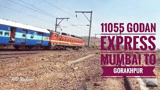 preview picture of video '11055 Godan Express // Mumbai to Gorakhpur // WAP4'