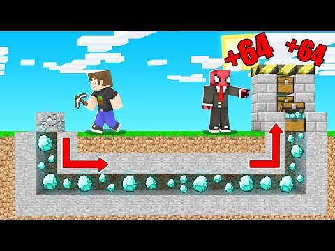 FAKİR SINIRSIZ ELMAS ÜRETİCİSİ YAPTI! 😱 - Minecraft