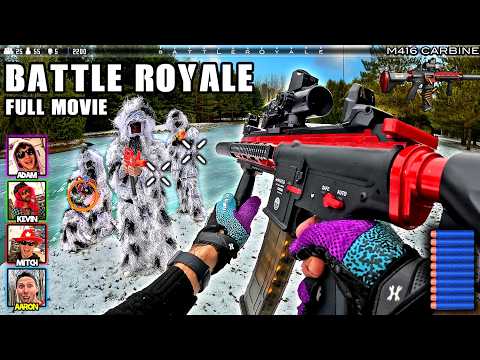 NERF GUN BATTLE ROYALE | WINTER WARFARE - Full Movie!