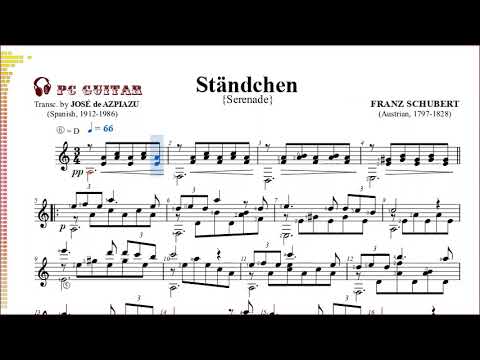 Schubert, Serenade, guitar