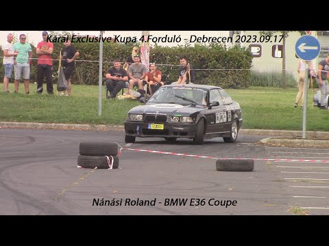 Nánási Roland - BMW E36 Coupe Kárai Exclusive Kupa 4.Forduló - Debrecen 2023.09.17.