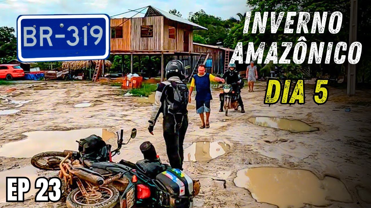 Família de Moto EP23: PRIMEIRA VEZ QUE ELA COMPRA TERRENO NA BR-319