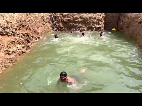 Swimming in the village well #swimming #villageswimming #well #villagevlog #vlog #vlogs #villagelife