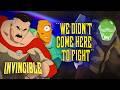 Omni-Man & Allen Fight Space Racer | Invincible Season 4