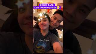 Day 1:Honeymoon newly wed couple!🌼yay😍love is in the hangin🥳#viralngayon #filipinocelebritycouple