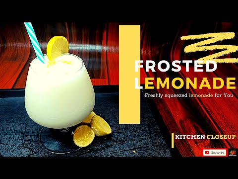 Frosted Lemonade Recipe | How To Make Frosted Lemonade | Secret Of Frosted Lemonade Recipe