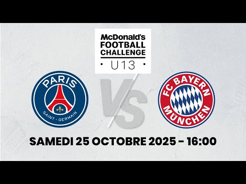 U13 PSG - BAYERN MUNICH (samedi 16h00)