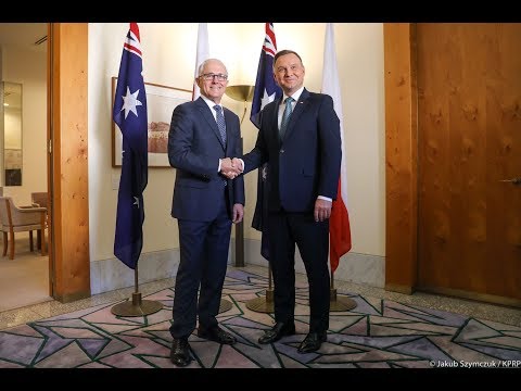 Rozmowa Andrzeja Dudy z Premierem Malcolmem Turnbullem