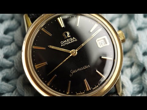 CRISP Omega Seamaster automatic - BLACK GLOSSY GILT DIAL - KM6303, cal 560 from 1966
