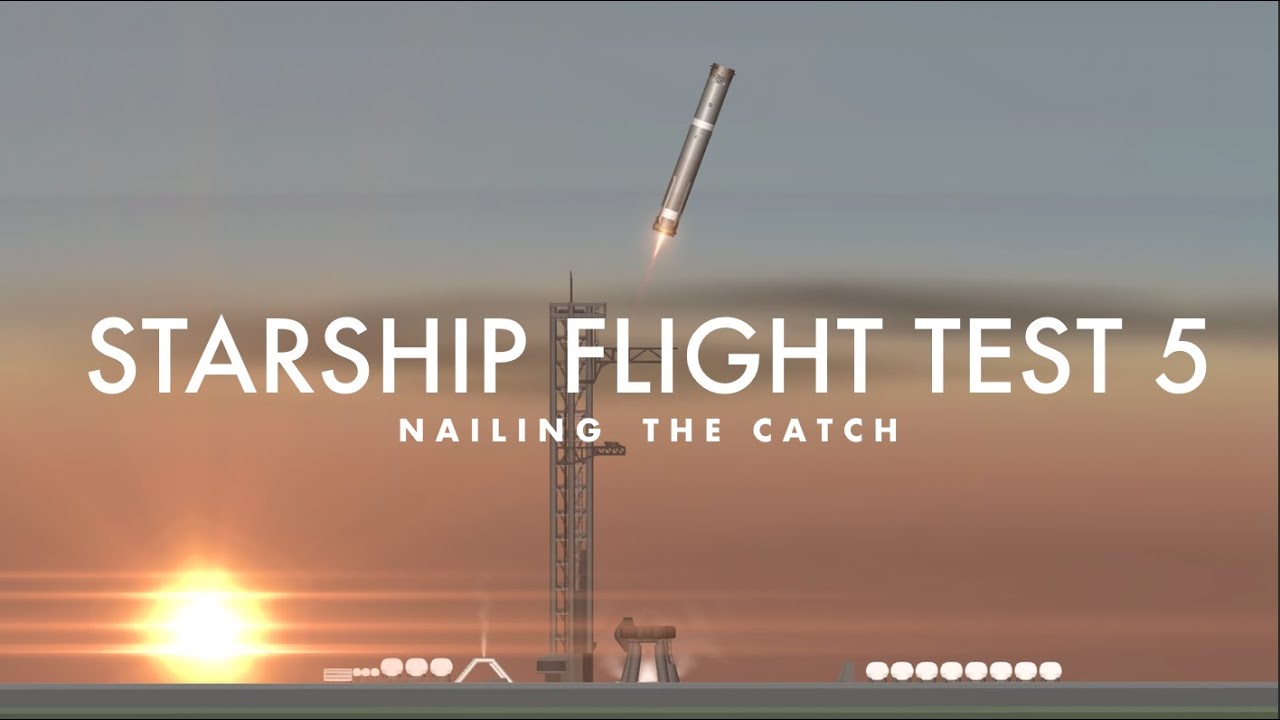 Starship Flight Test 5 | Spaceflight Simulator (SFS)