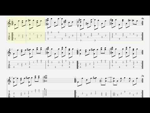 Mad World - Gary Jules - Fingerstyle Guitar TAB