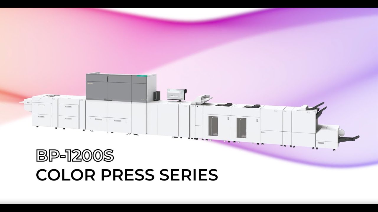Unleash Your Design Potential with the Sharp BP-1200S 6-Color Digital Press