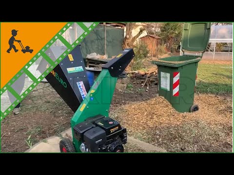 Funktionsvideo Profi Garten Schredder mit Benzinmotor AgriEuro 15 PS
