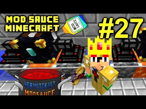 Minecraft Mod Sauce Ep. 27 - Factory Time !!! ( HermitCraft Modded Minecraft )