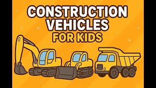 Construction Vehicles Name in English | Learn types of Construction Vehicles #constructionvehicles