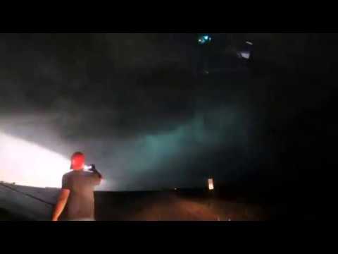 HOOK SLICE time-lapse into tornado warned supercell in Hand County, SD yesterday