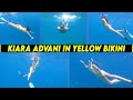 Kiara Advani In Yellow Bikini