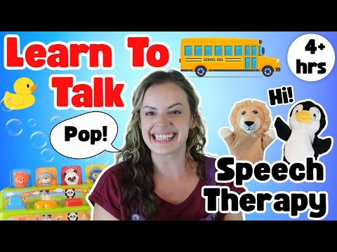 First Sentences For Toddlers! Learn To Talk, Toddler Speech Delay, Speech Practice Video First Words