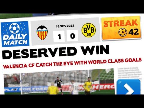 42/100 Streak - Score! Hero 2022 - Valencia Vs. Borussia Dortmund