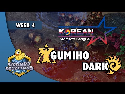 GuMiho vs Dark - TvZ | Korean StarCraft League: Week 4 | Open StarCraft 2 Tournament