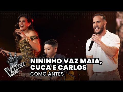 Nininho Vaz Maia, Cuca e Carlos Abreu - "Como Antes" | Provas Cegas | The Voice Kids Portugal 2025