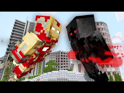Minecraft’s Strongest Heroes Vs The Entity! - Epic PvP in Fisk's Superheroes Mod