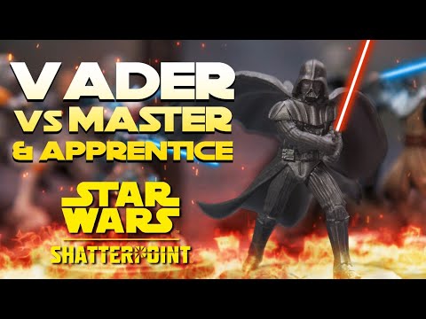 Darth Vader VS Obi-Wan Kenobi & Ahsoka! | Star Wars Shatterpoint Battle Report