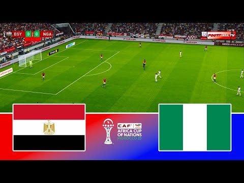 EGYPT vs NIGERIA - Africa Cup of Nations 2025 Third Place | Full Match All Goals | Pes 21 Gameplay