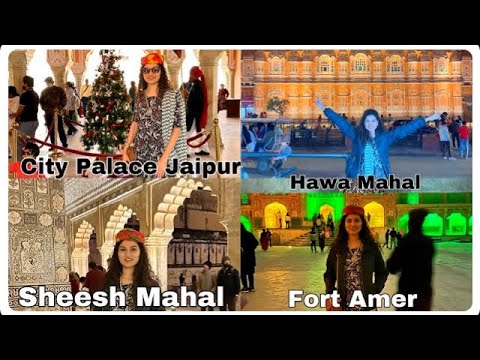 “Exploring Pink City Jaipur’s Majestic Landmarks: Fort Amer, City Palace, Hawa Mahal & Sheesh Mahal