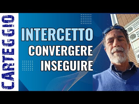 CARTEGGIO - INTERCETTO con rotta CONVERGENTE e a INSEGUIRE