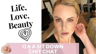 LIFE UPDATE, SKINCARE &amp; FAVORITE FOODS Q &amp; A CHIT CHAT- Your Questions