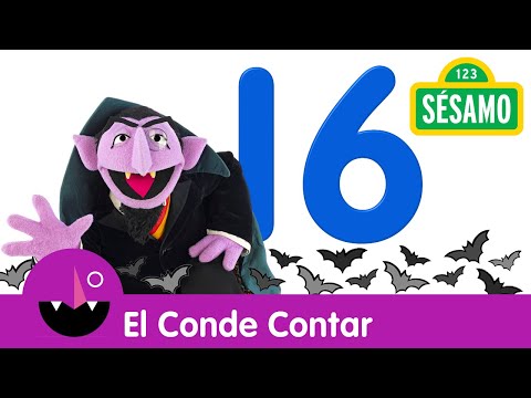 Sésamo: Contando el número 16 con el Conde Contar.