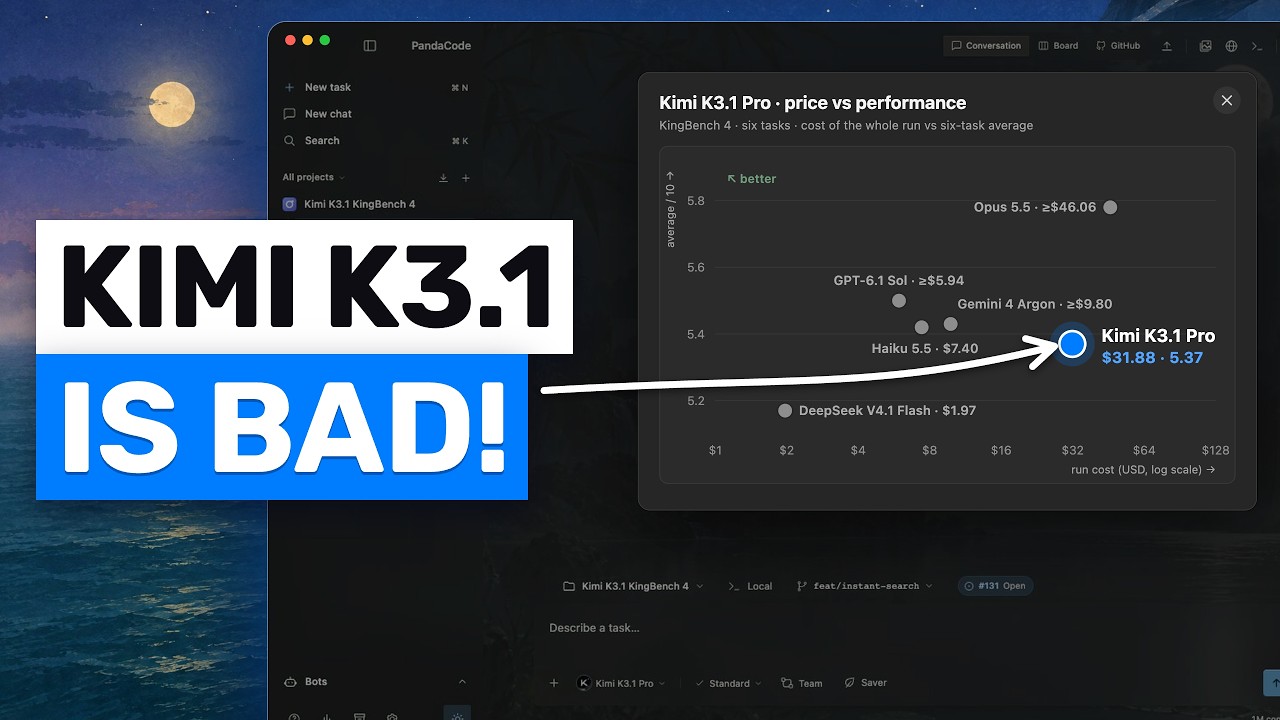 Kimi K3.1 Pro is REALLY BAD!