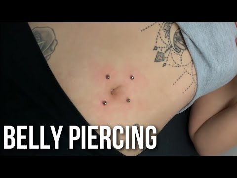 Belly piercing you’ve never seen before 😱😱 #navelpiercing #bellypiercing #piercing
