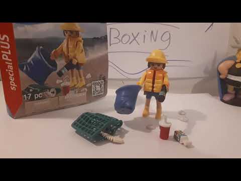 unboxing Playmobil : la nettoyeuse de plage!