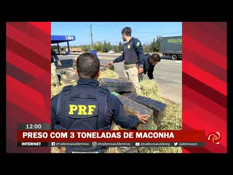 Caminhão de Monte Sião com cerca de 3 toneladas de maconha é apreendido na Bahia