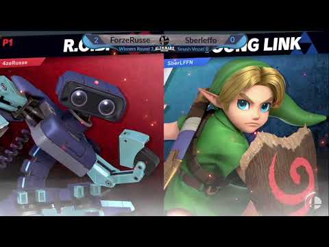 Smash Vessel 0 - ForzeRusse (R.O.B.) Vs Sberleffo (Marth, Young Link) - Winners Quarters