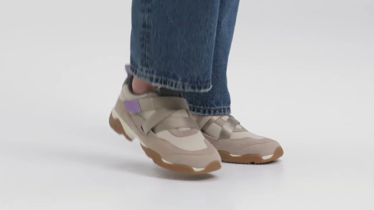 Watch Vionic Walk Slim Gia Women's Comfortable Orthotic Arch Support Walking Sneaker video