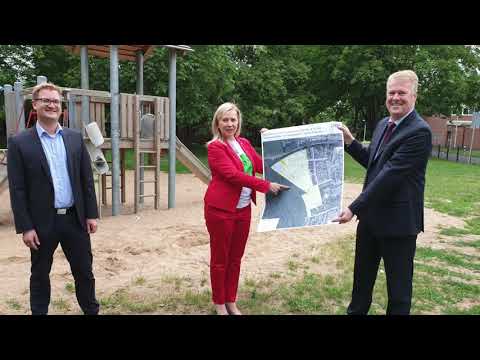 Neubaugebiet Ammerstraße:  Erste Spielgeräte werden im Vorgriff auf das Baugebiet aufgestellt