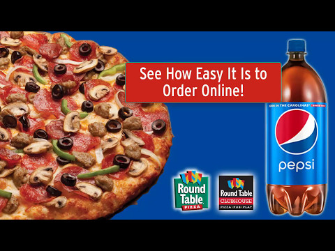 How to Order Online from Round Table Pizza