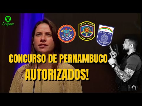 PMPE, PCPE E CBMPE LIBERADOS, TUDO SOBRE A AUTORIZAÇÃO DOS CONCURSOS! - PROF. EVERTON MOTA