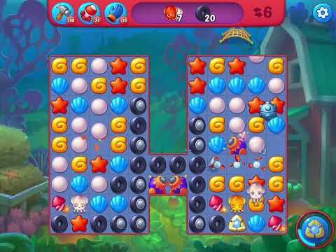 Fishdom Hard level 4828 no boosters フィッシュダム ハード [Friend's]