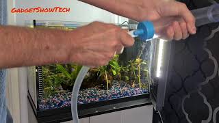 How to use Gravel Cleaner Siphon Vacuum in Fish Tank Aquarium