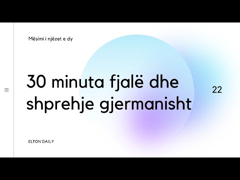 30 minutes of German essential words and expressions | Lesson 22 | German A1 | Elton Daily