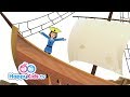 The Big Ship Sails On The Ally Ally Oh | Nursery Rhymes | Happy Kids | Pattie and Pixie Show