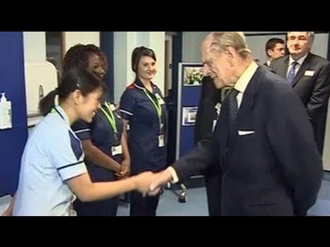 Prince Philip jokes about Filipino nurses in NHS