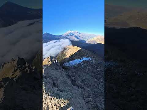​¡Sobre las nubes en Antuco! 🏔️☁️ La mejor vista al Volcán y Laguna del Laja